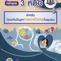เล่มหลักสูตร 3 หมอ สำหรับป้องกันปัญหาการฆ่าตัวตายในชุมชน