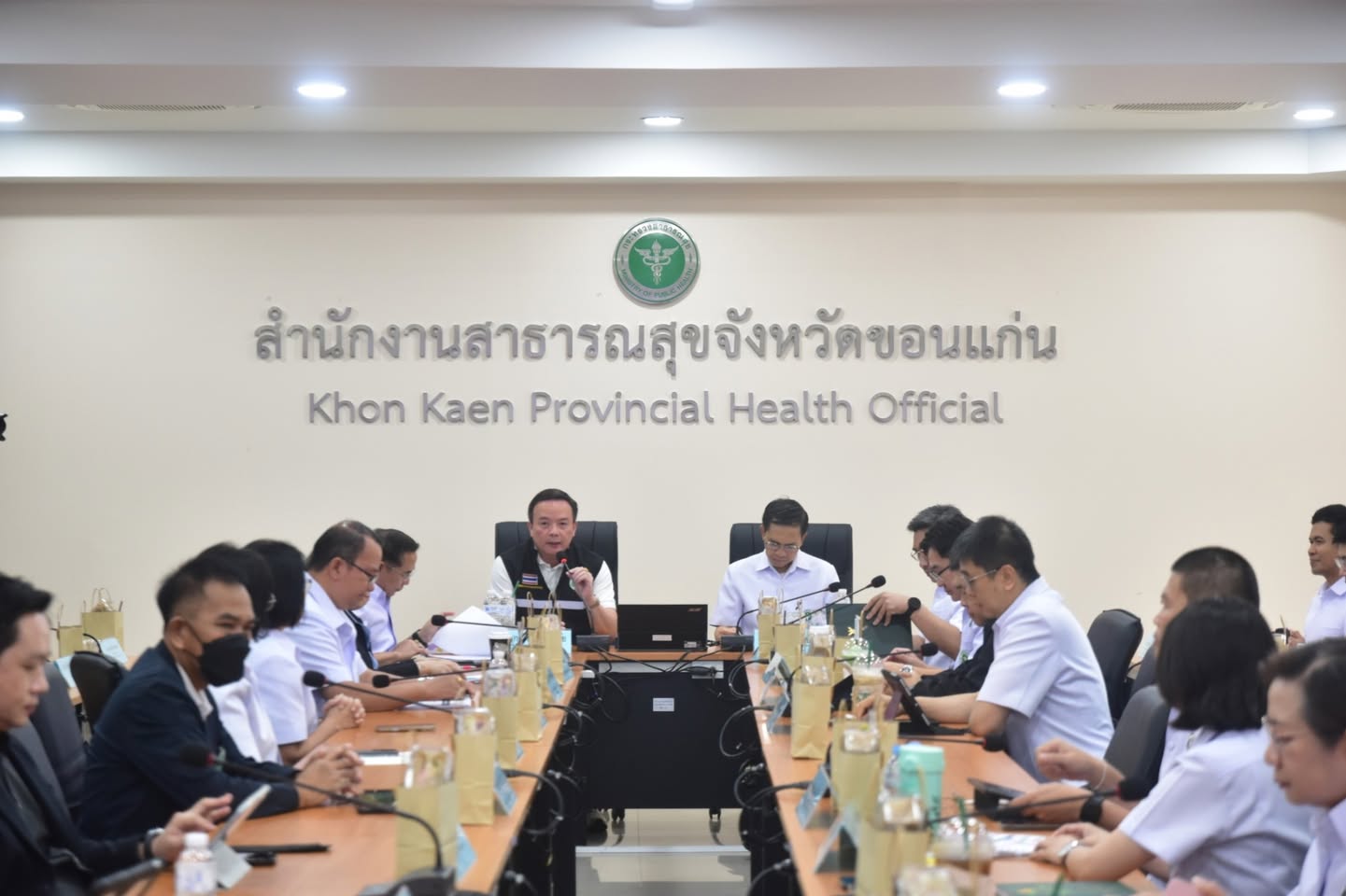 ทีมตรวจราชการกรมสุขภาพจิต ร่วมรับฟังการตรวจราชการและนิเทศงานกระทรวงสาธารณสุข เขตสุขภาพที่ 7