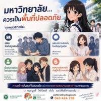 มหาวิทยาลัย…ควรเป็นพื้นที่ปลอดภัย