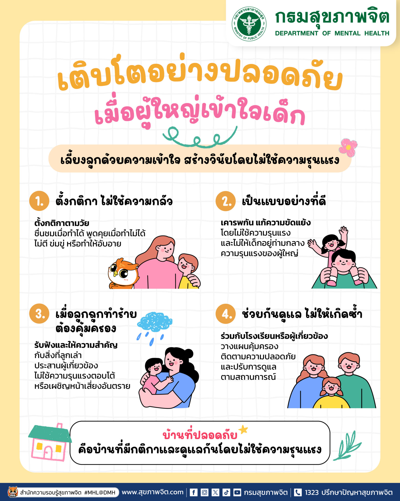 เติบโตอย่างปลอดภัย เมื่อผู้ใหญ่เข้าใจเด็ก