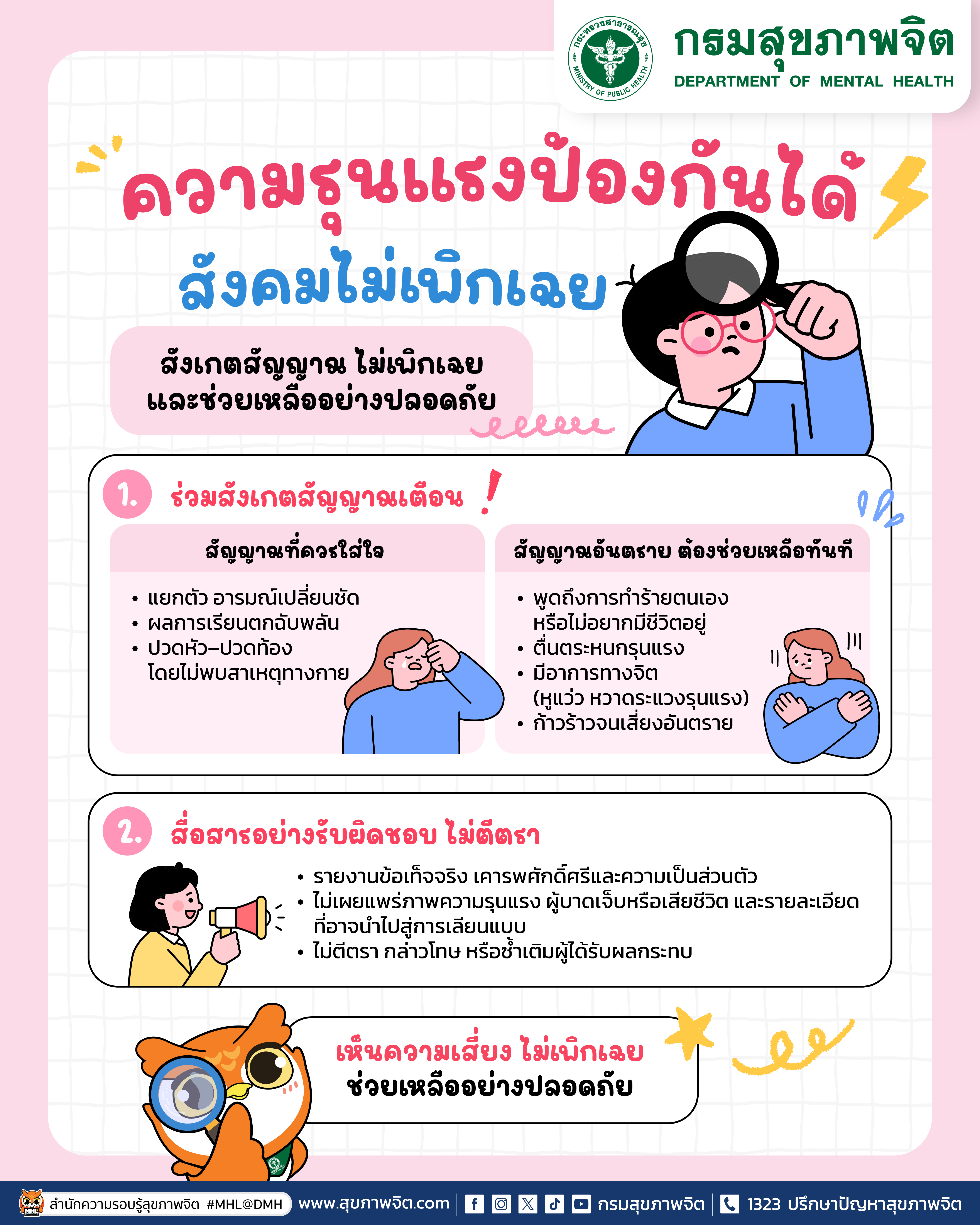 ความรุนแรงป้องกันได้ สังคมไม่เพิกเฉย